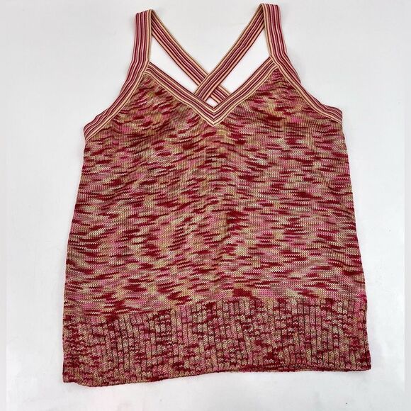 St. John Sport P Multicolored Sweater Tank - Picture 1 of 13